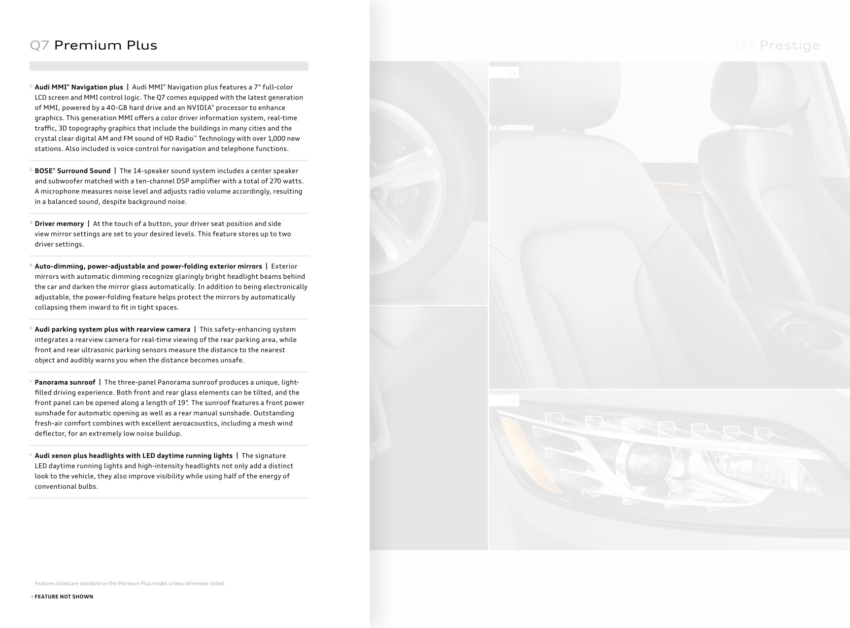 2011 Audi Q7 Brochure Page 11